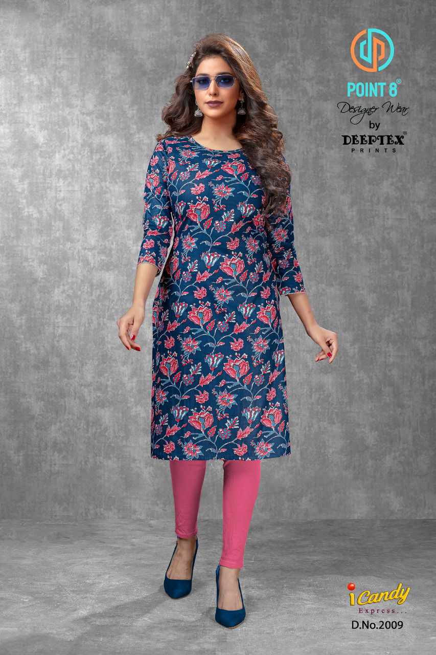 Deeptex I Candy Express 2 Cotton Printed Regular Wear Kurti Collection